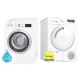 (Bundle) Bosch WAT28482SG Washing Machine (9kg) + WTN84200SG Condenser Tumble Dryer (7kg)